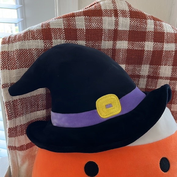 EUC Cannon the Candy Corn with Witch Hat, Fall / Halloween Squishmallow Plush - Picture 2 of 8